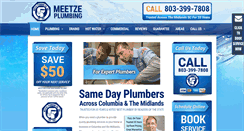 Desktop Screenshot of meetzeplumbing.com